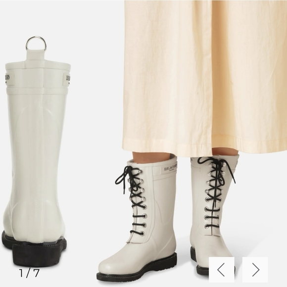 SIZE 38 (7.5) ILSE JACOBSEN, 3/4 Rubber Boots B53 - Picture 3 of 13